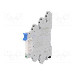1 pcs x LOVATO ELECTRIC - HRA101CE024S - Relay: interface, SPDT, Ucoil: 24VAC,24VDC, 6A, 6A/250VAC, 6A/30VDC