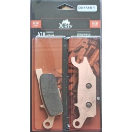 Brake pads yamaha grizzly 550 700 rear right side fa446r db2158 3b4
