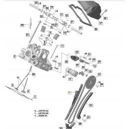 Fixed timing slip can am brp 420236584
