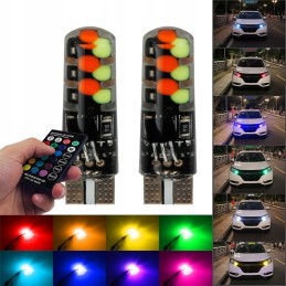 Bulbs w3w w5w w10w w16w led t10 r10 rgb remote control