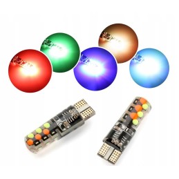 Bulbs w3w w5w w10w w16w led t10 r10 rgb remote control
