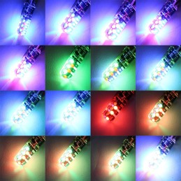 Bulbs w3w w5w w10w w16w led t10 r10 rgb remote control