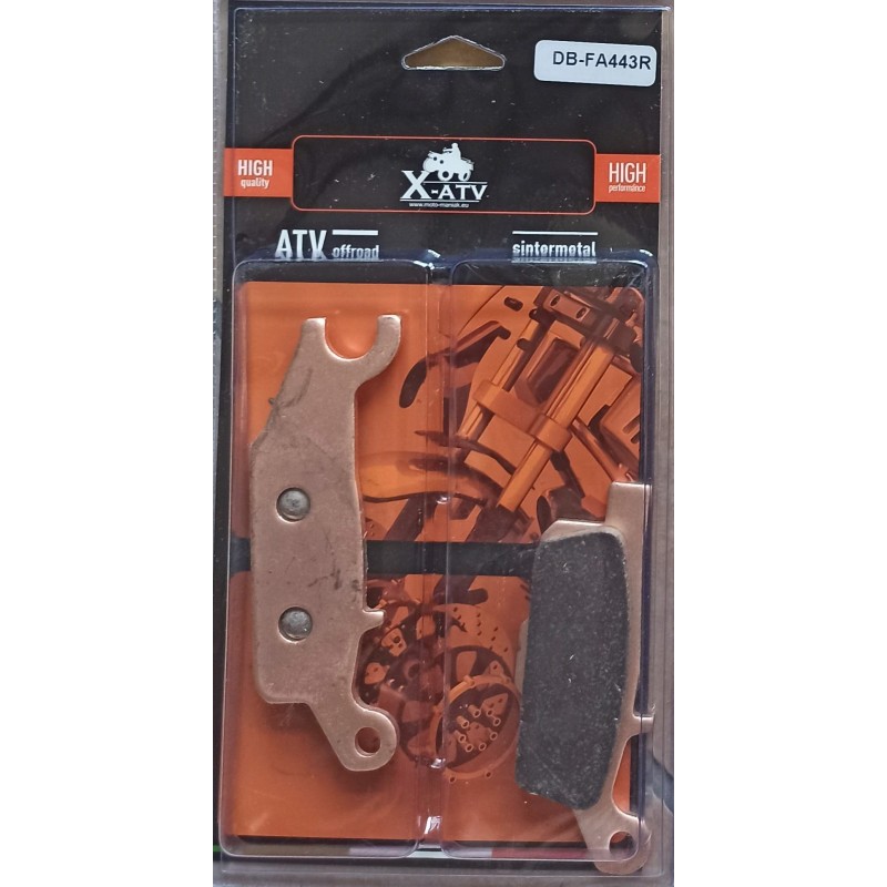 Yamaha Grizzly brake pads, front left side