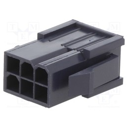 10 pcs x MOLEX - 469930610 - Plug, wire-wire, male, Mini-Fit Jr, 4.2mm, PIN: 6, w/o contacts