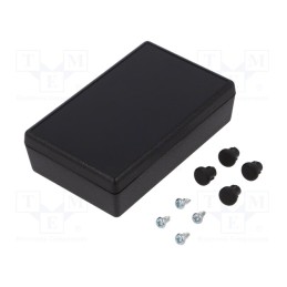 1 pcs x GAINTA - G1200B - Enclosure: multipurpose, X: 57mm, Y: 92mm, Z: 25mm, ABS, black, UL94HB