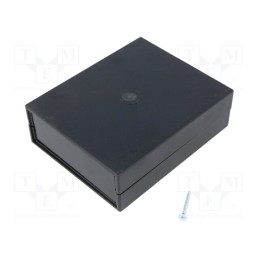 1 pcs x MASZCZYK - KM-35 BK - Enclosure: with panel, X: 91mm, Y: 111mm, Z: 35mm, ABS, black