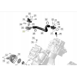 O ring under the thermostat cover can am outlander renegade 420631300