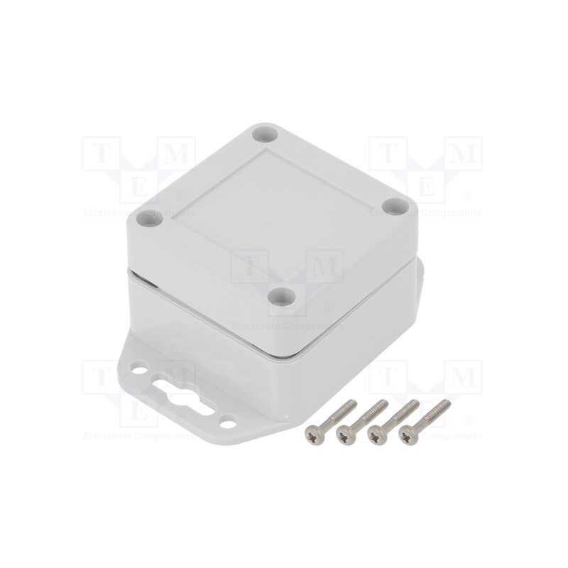 1 pcs x KRADEX - ZP60.60.40UJH TM ABS - Enclosure: multipurpose, X: 60mm, Y: 60mm, Z: 40mm, ZP, ABS, gasket