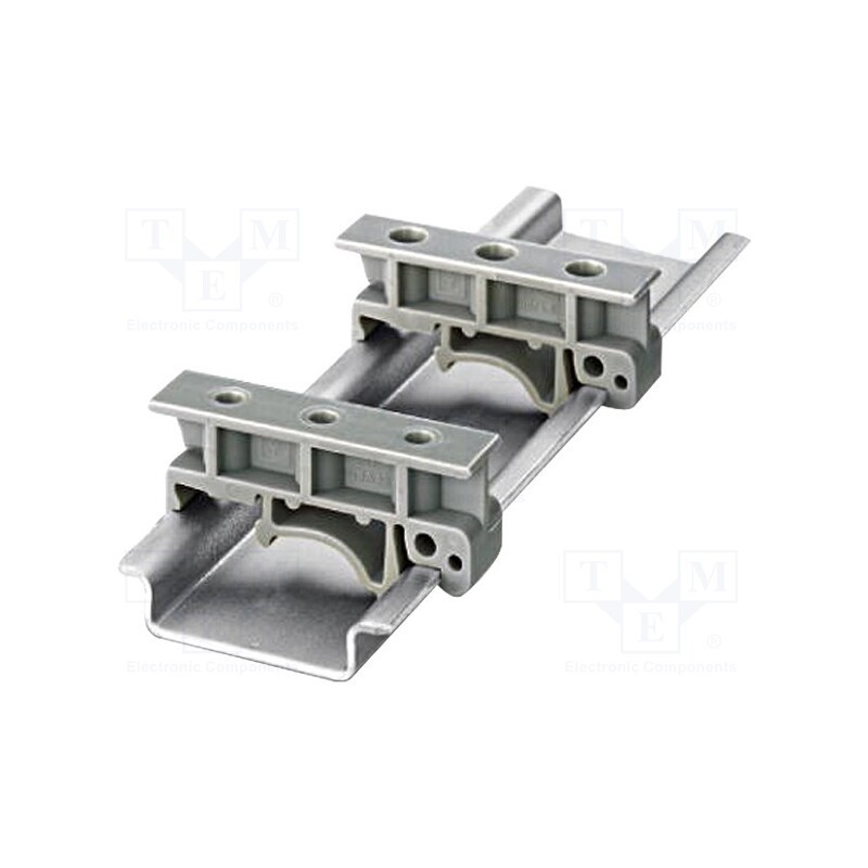 10 pcs x PHOENIX CONTACT - USA 10 1201578 - Rail adapter, Width: 10mm, TS32,TS35, Thread: M3