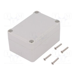 1 pcs x KRADEX - Z96JH TM ABS - Enclosure: multipurpose, X: 50mm, Y: 70mm, Z: 36mm, ABS, grey, gasket