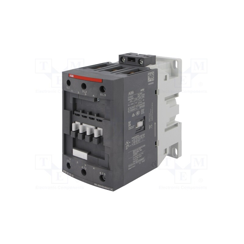 1 pcs x ABB - 1SBL397001R1300 - Contactor: 3-pole, NO x3, 100÷250VAC,100÷250VDC, 80A, AF, -25÷60°C