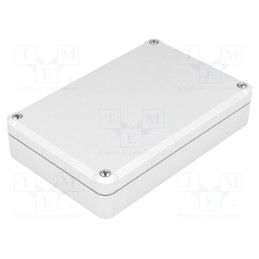 1 pcs x MASZCZYK - KM-78 GY - Enclosure: multipurpose, X: 80mm, Y: 120mm, Z: 27mm, ABS, grey, gasket