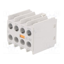 1 pcs x LS ELECTRIC - AU-4M 2A2B - Auxiliary contacts, Series: METAMEC, Leads: screw terminals, IP20