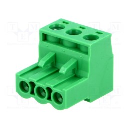 10 pcs x ADAM TECH - EBHA-03-D - Pluggable terminal block, 5.08mm, ways: 3, straight, plug, female