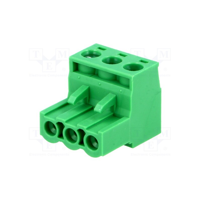 10 pcs x ADAM TECH - EBHA-03-D - Pluggable terminal block, 5.08mm, ways: 3, straight, plug, female