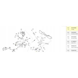 Steering column O ring CAN AM 293300068