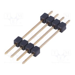 10 pcs x FISCHER ELEKTRONIK - SL 5 172 4G - Pin header, pin strips, male, PIN: 4, straight, 2.54mm, THT, 1x4