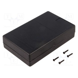 1 pcs x MASZCZYK - KM-33B BK - Enclosure: multipurpose, X: 73.5mm, Y: 118mm, Z: 29mm, ABS, black
