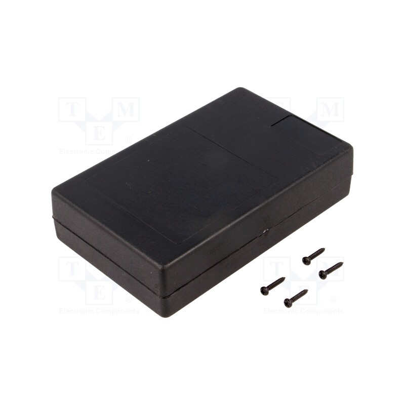1 pcs x MASZCZYK - KM-33B BK - Enclosure: multipurpose, X: 73.5mm, Y: 118mm, Z: 29mm, ABS, black