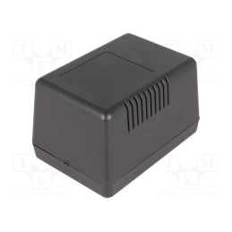 1 pcs x MASZCZYK - KM-49B BK - Enclosure: for power supplies, vented, X: 65.5mm, Y: 92mm, Z: 57mm