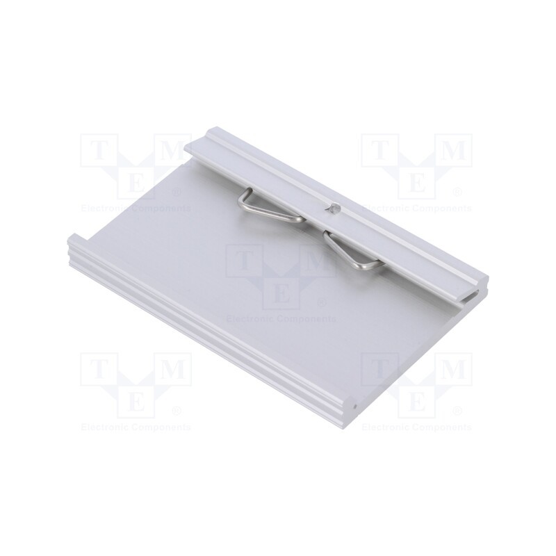 1 pcs x FISCHER ELEKTRONIK - KL35075 - DIN rail mounting bracket, aluminium, 75mm, Rail: TS35