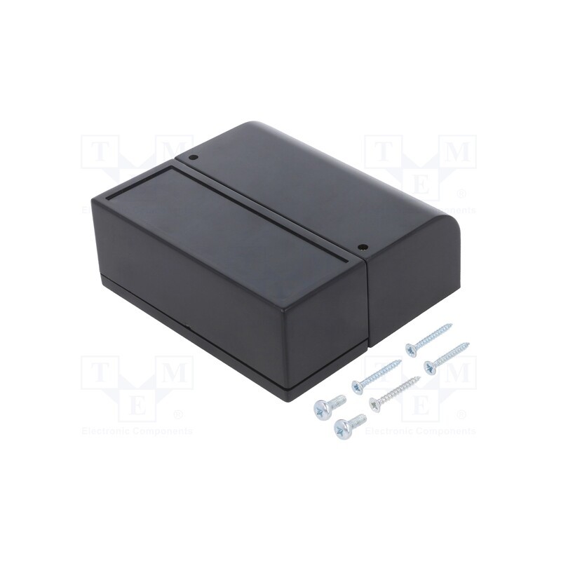 1 pcs x MASZCZYK - KM-123IBK - Enclosure: wall mounting, X: 85.1mm, Y: 96.6mm, Z: 35.7mm, ABS, black