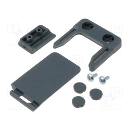 1 pcs x OKW - A9152048 -AS - Case clip, ABS, Series: SOFT-CASE, Colour: grey