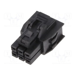 10 pcs x MOLEX - 1053081206 - NANO-FIT RCPT HSG DLR 6CKT TPA BLK