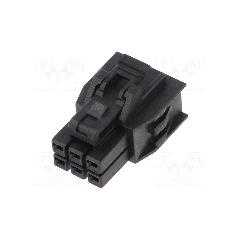 10 pcs x MOLEX - 1053081206 - NANO-FIT RCPT HSG DLR 6CKT TPA BLK