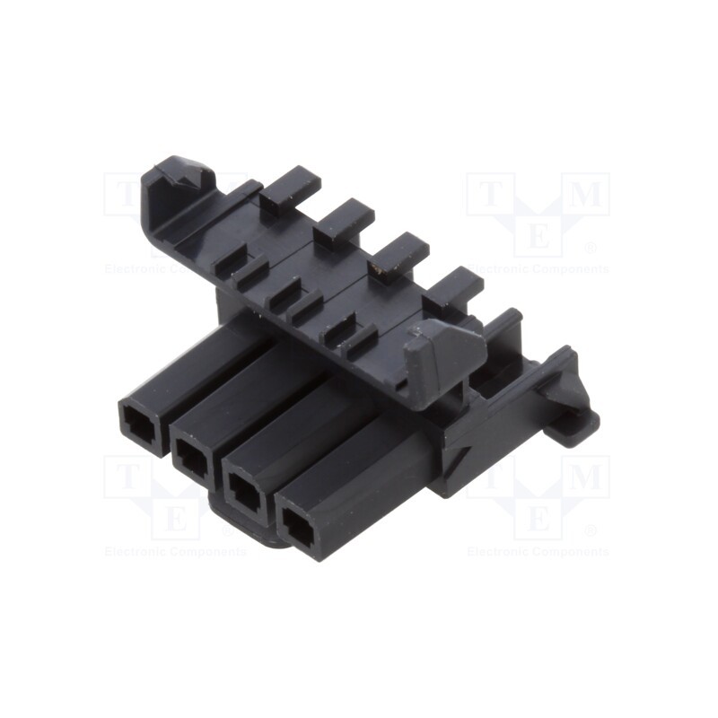 10 pcs x MOLEX - 1718500400 - MICROFIT 3.0 RECPT 1 ROW V-0 TPA 04 CKT