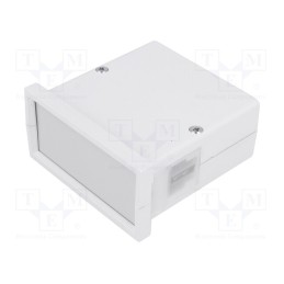 1 pcs x MASZCZYK - KM-61 + PC GY - Enclosure: panel, X: 72mm, Y: 72mm, Z: 36mm, ABS, grey, screwed