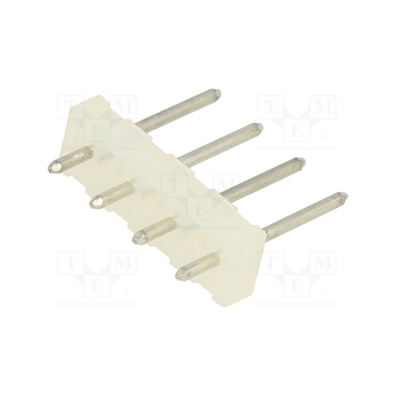 10 pcs x MOLEX - 10081041 - 5.08mm KK Hdr Vt RPin VrA 5Sn 4Ckt