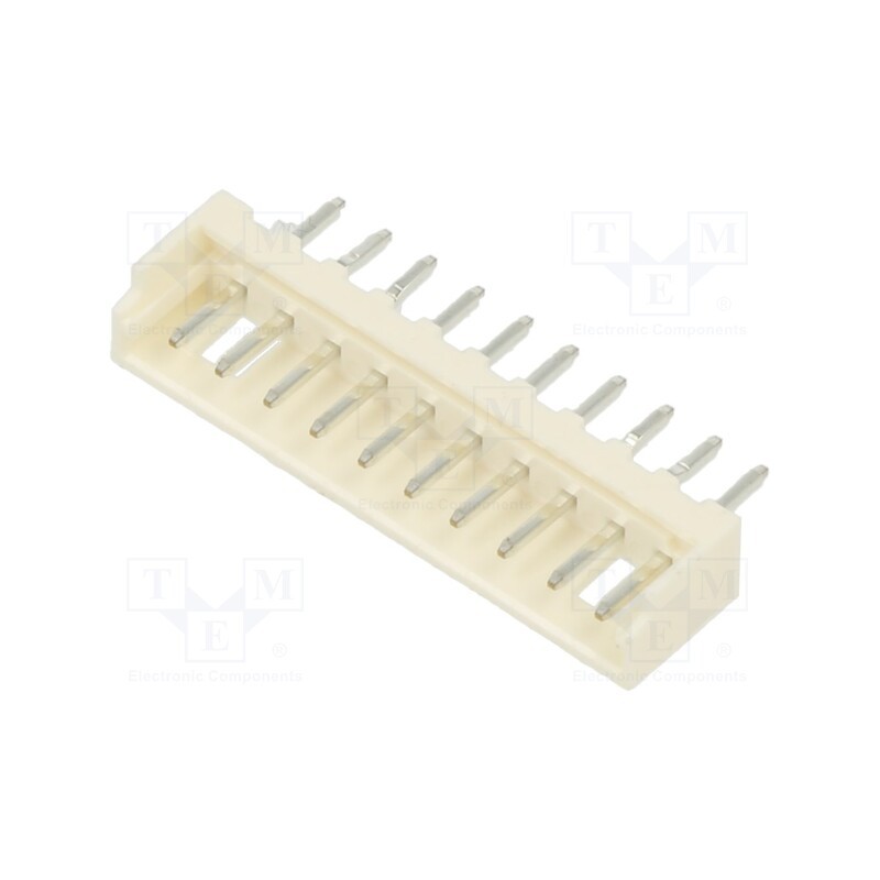 10 pcs x MOLEX - 532531070 - Socket, wire-board, male, Micro-Latch, 2mm, PIN: 10, THT, on PCBs, 2A