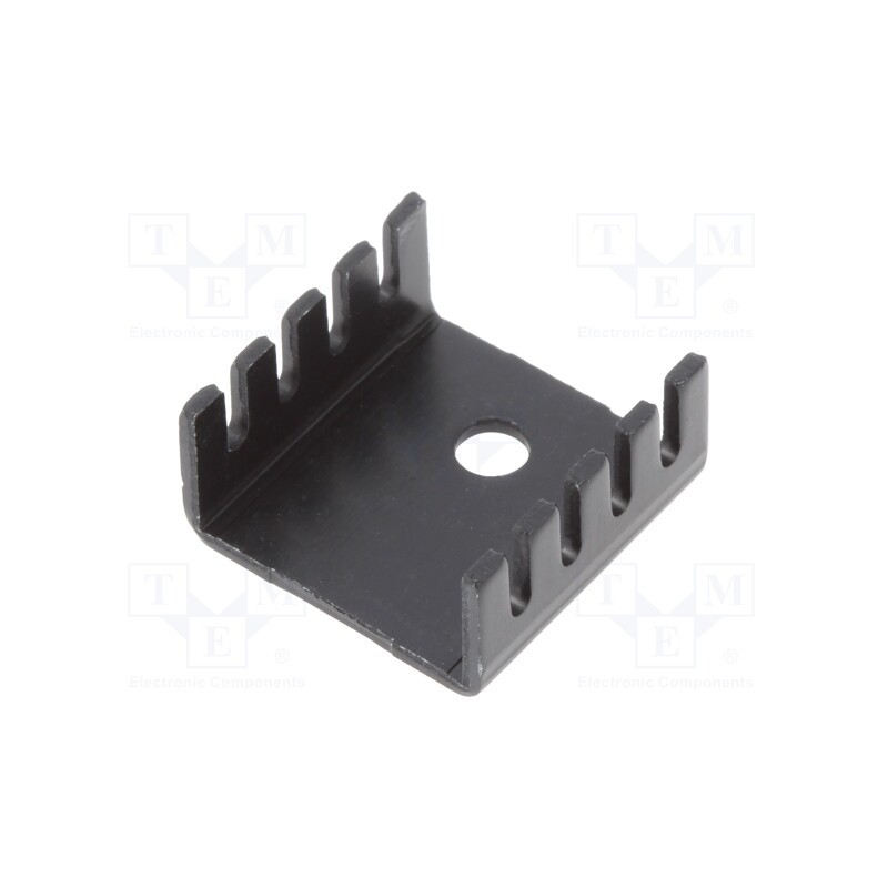 1 pcs x Advanced Thermal Solutions - ATS-PCB1009 - Heatsink: extruded, U, TO220, black, L: 19mm, W: 19mm, H: 9.5mm, 10°C/W