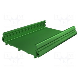 1 pcs x ITALTRONIC - 7.6411565 - Enclosure base, green, 156.5mm