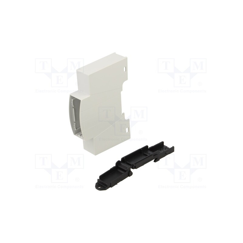 1 pcs x ITALTRONIC - 25.0110000.BL - Enclosure: for DIN rail mounting, Y: 90mm, X: 18mm, Z: 62mm, grey