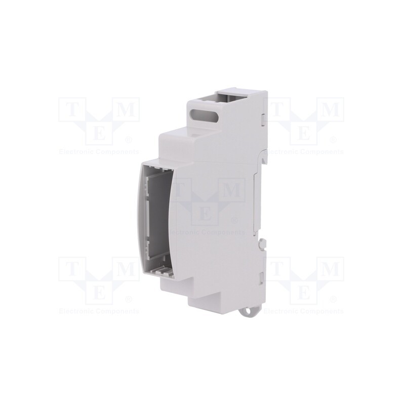 1 pcs x ITALTRONIC - 25.0104RJ0.BL - Enclosure: for DIN rail mounting, Y: 90mm, X: 18mm, Z: 62mm, grey