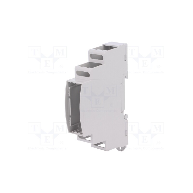 1 pcs x ITALTRONIC - 25.0101000.BL - Enclosure: for DIN rail mounting, Y: 90mm, X: 18mm, Z: 62mm, grey