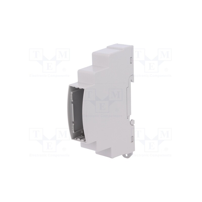 1 pcs x ITALTRONIC - 25.0104000.BL - Enclosure: for DIN rail mounting, Y: 90mm, X: 18mm, Z: 62mm, grey