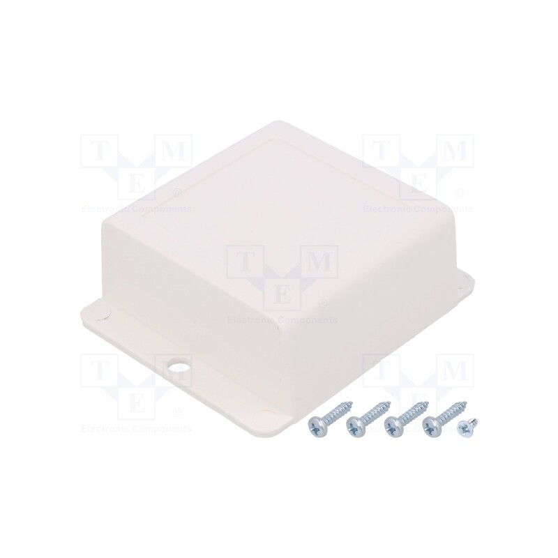 1 pcs x SUPERTRONIC - PP044W-S - Enclosure: multipurpose, X: 69mm, Y: 82mm, Z: 30mm, ABS, white