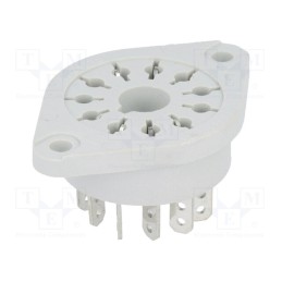 1 pcs x RELPOL - GOP11 - Socket, PIN: 11, 10A, 250VAC, on panel, for soldering, Series: R15