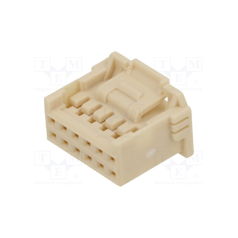 10 pcs x MOLEX - 5016461200 - 2.0 W/B Dual Grid Rcpt Hsg 12Ckt Beige