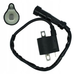 Ignition coil with straight pipe yamaha grizzly kodiak 400 450 660