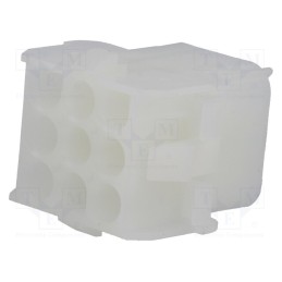 10 pcs x NINIGI - NSLG-3X3 - Plug/socket, wire-wire, male/female, NLS, 6.35mm, PIN: 9, UL94V-2