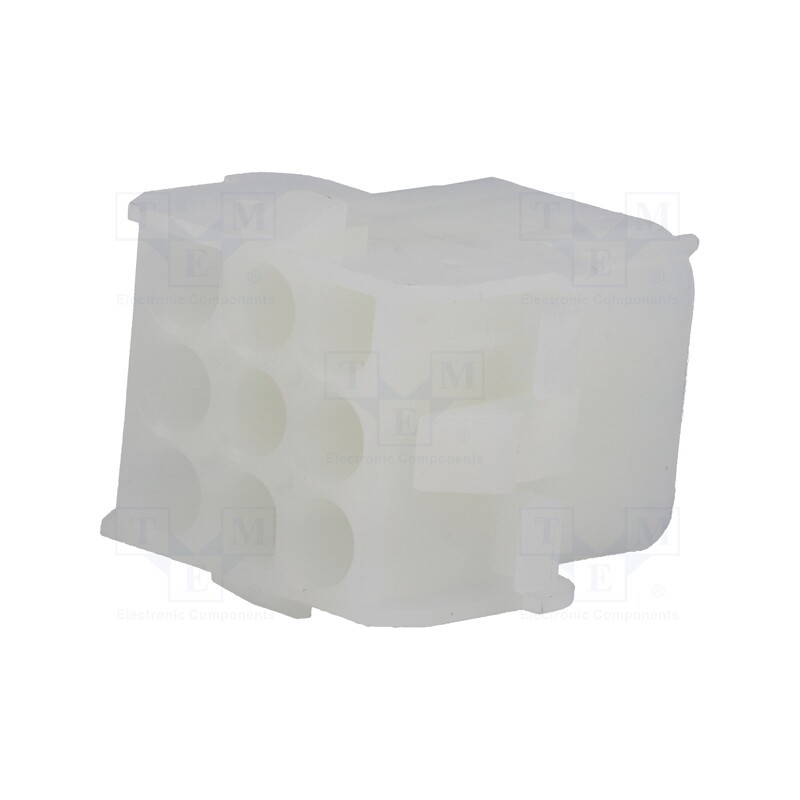 10 pcs x NINIGI - NSLG-3X3 - Plug/socket, wire-wire, male/female, NLS, 6.35mm, PIN: 9, UL94V-2