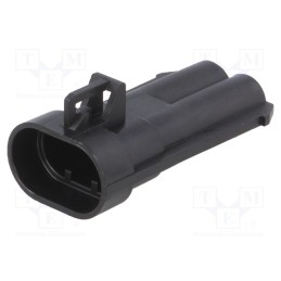 10 pcs x APTIV - 15344054 - Connector: automotive, Ducon 6.3, male, plug, for cable, PIN: 2