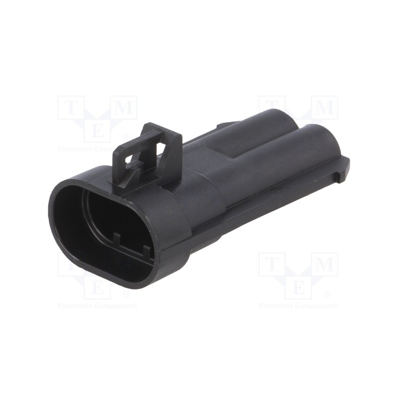 10 pcs x APTIV - 15344054 - Connector: automotive, Ducon 6.3, male, plug, for cable, PIN: 2