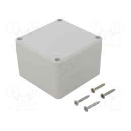 1 pcs x KRADEX - Z111H ABS - Enclosure: multipurpose, X: 80mm, Y: 82mm, Z: 55mm, ABS, grey, gasket