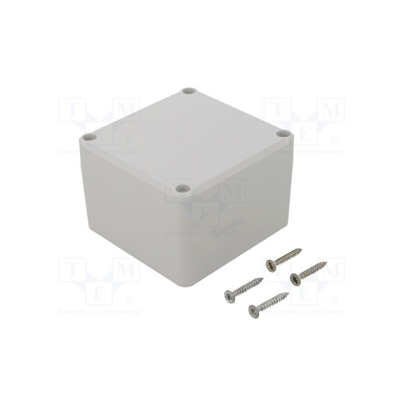1 pcs x KRADEX - Z111H ABS - Enclosure: multipurpose, X: 80mm, Y: 82mm, Z: 55mm, ABS, grey, gasket