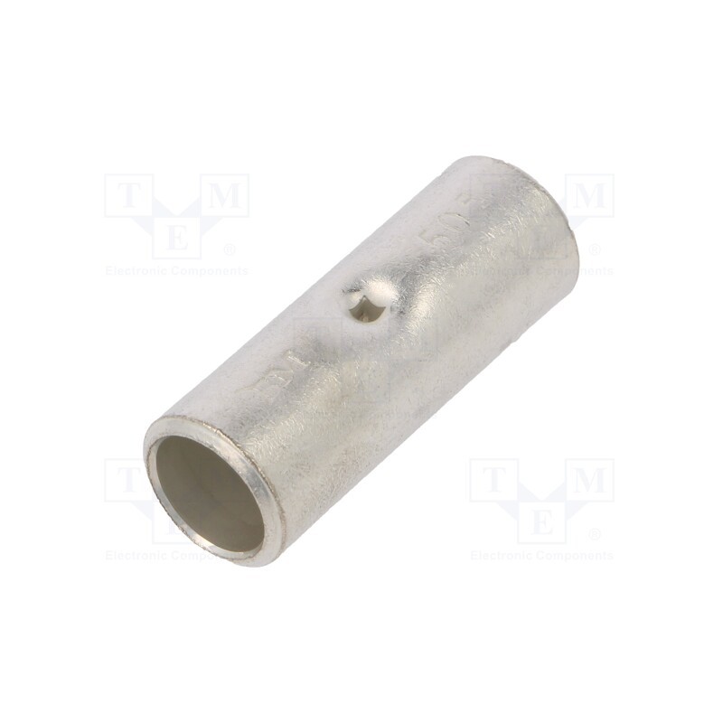 10 pcs x BM GROUP - BM01860 - Tip: butt splice, non-insulated, copper, 50mm2, tinned, crimped